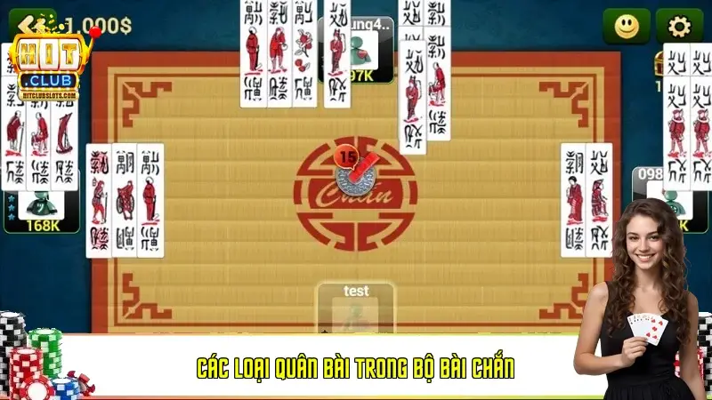 Các loại quân bài trong bộ bài Chắn