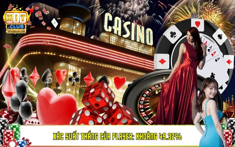 Xác suất thắng của Player: khoảng 49.32%